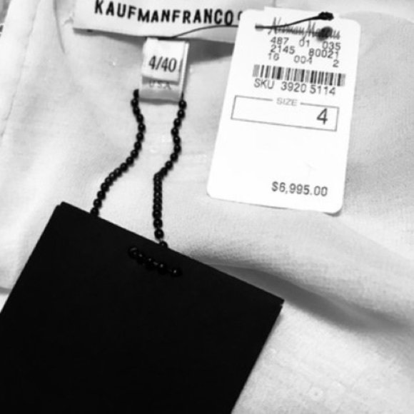 NWT KAUFMANFRANCO Opal Sequin Sheath Dress - Picture 7 of 8